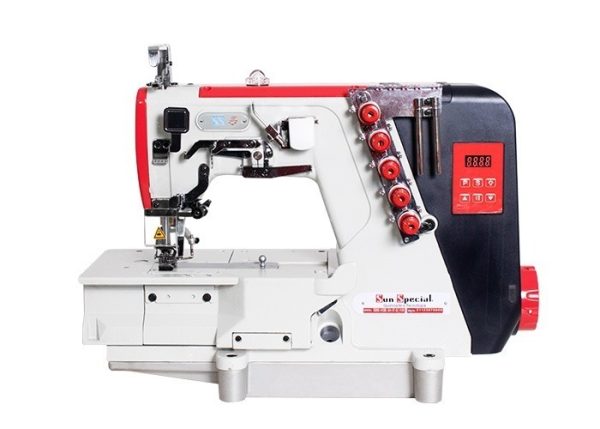 Máquina de Costura Industrial Galoneira Plana SS80D-01-CBX364-ST-QI - Sun Special