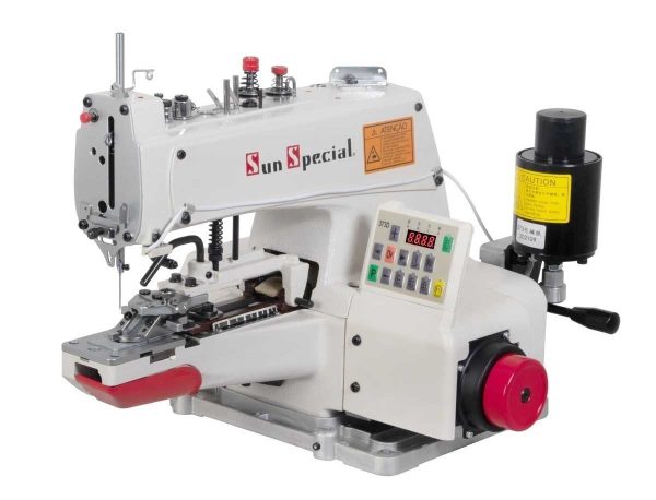 Máquina Costura Industrial Botoneira Direct Drive 2 e 4 furos 220v SS373D-H-SS-SU - Sun Special
